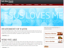 Tablet Screenshot of faithbiblec.org